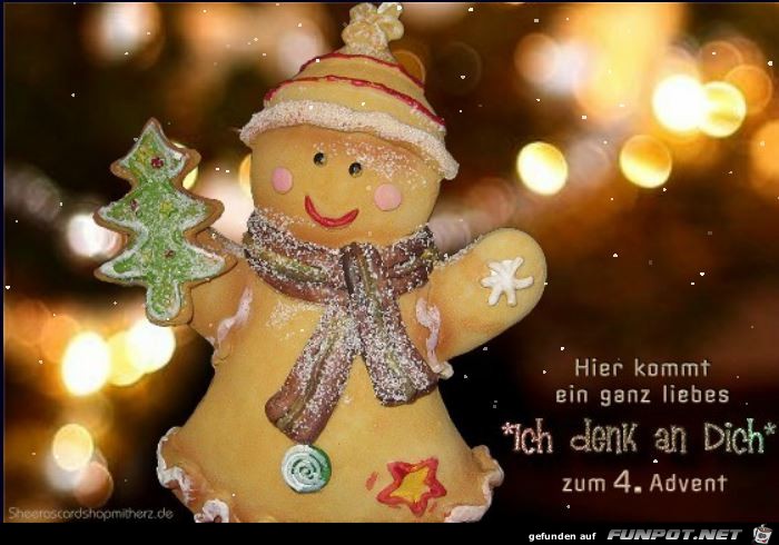 ich denk an dich zum 4 Advent ich denk an dich zum 4 Advent