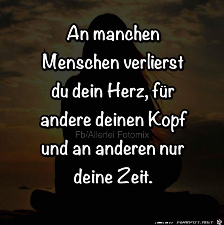 an manchen Menschen