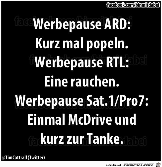 Werbepause Werbepause