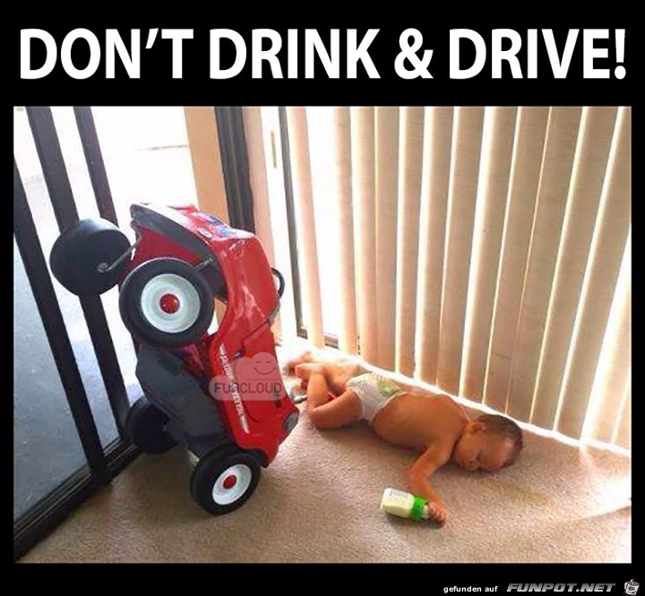 Nicht trinken beim fahren