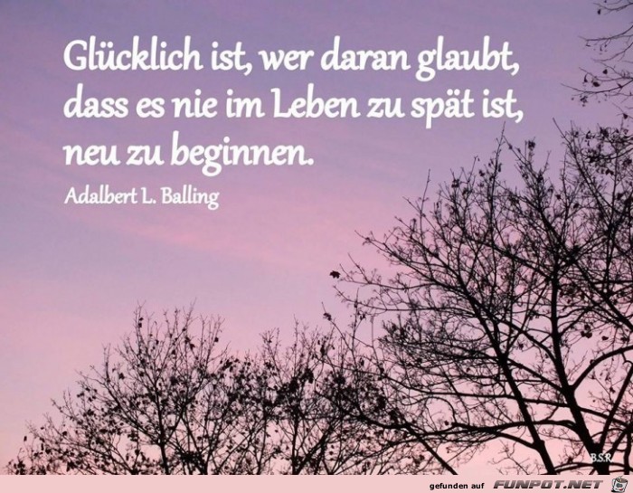 Neu beginnen