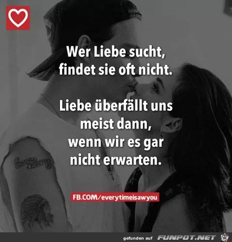 wer liebe sucht