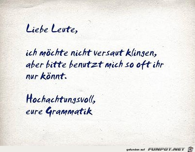 Liebe Leute