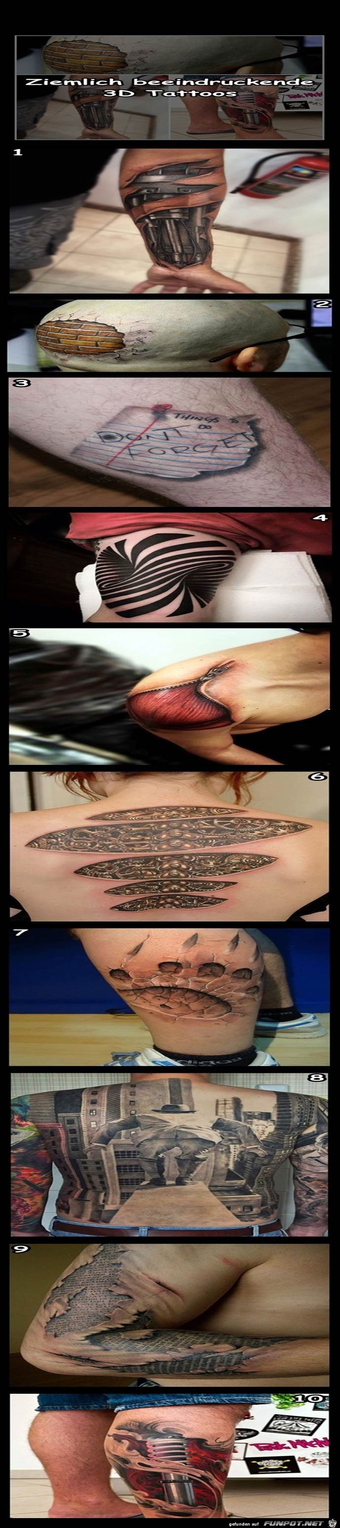 3D Tattoos