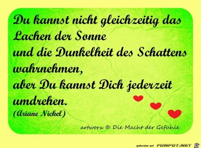 Du kannst nicht gleichzeitig..