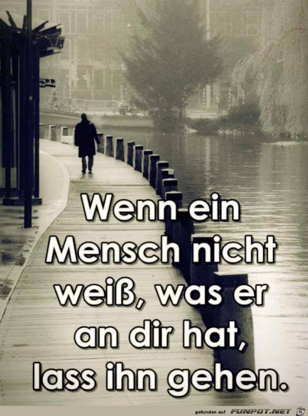 Wenn ein Mensch