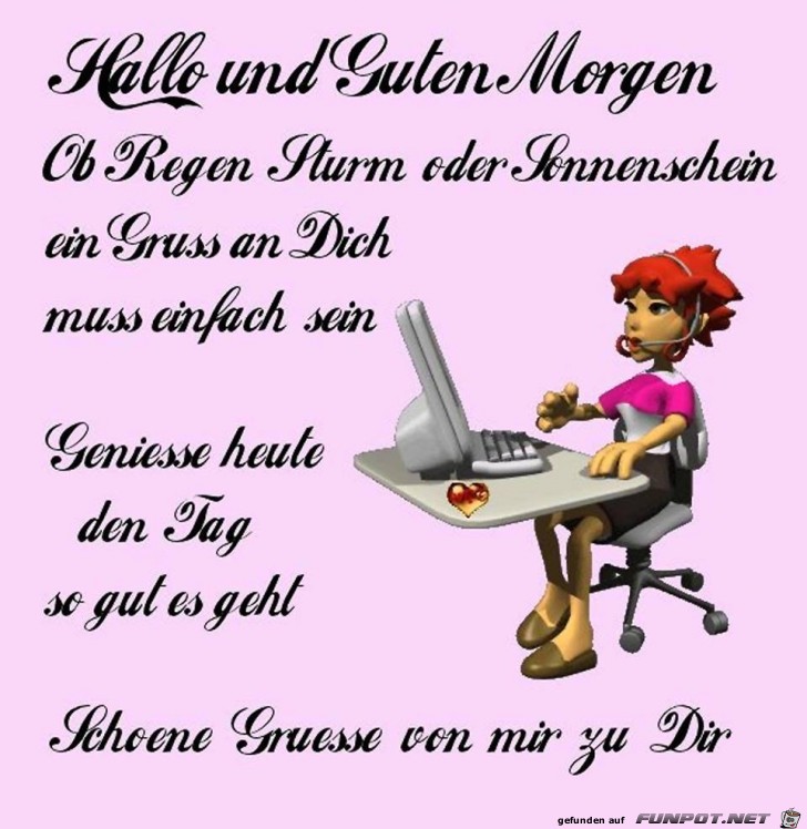 Hallo guten Morgen