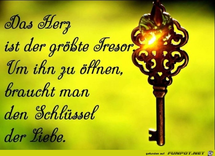 das herz ist...