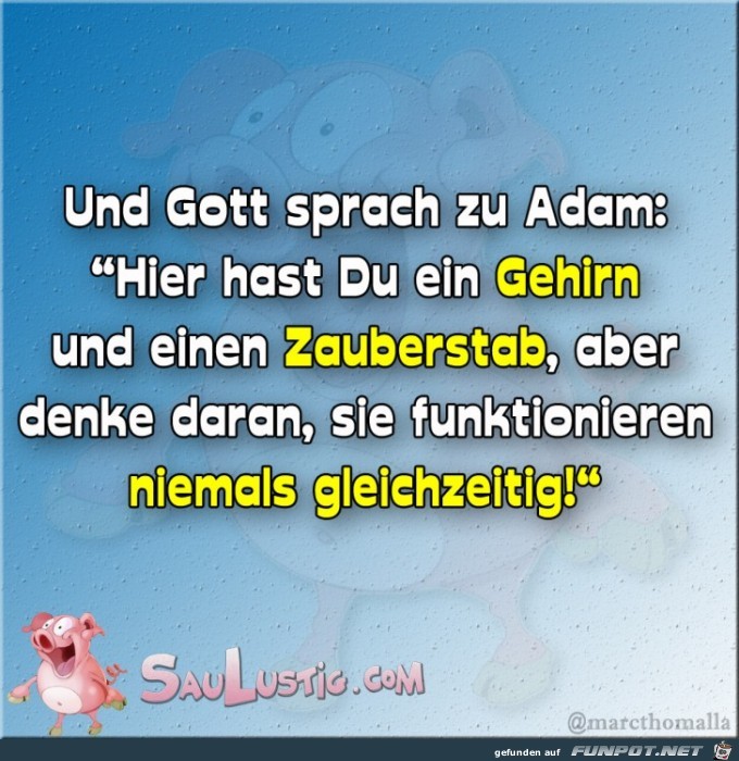 Und Gott sprach zu Adam