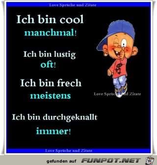 Ich bin cool Ich bin cool