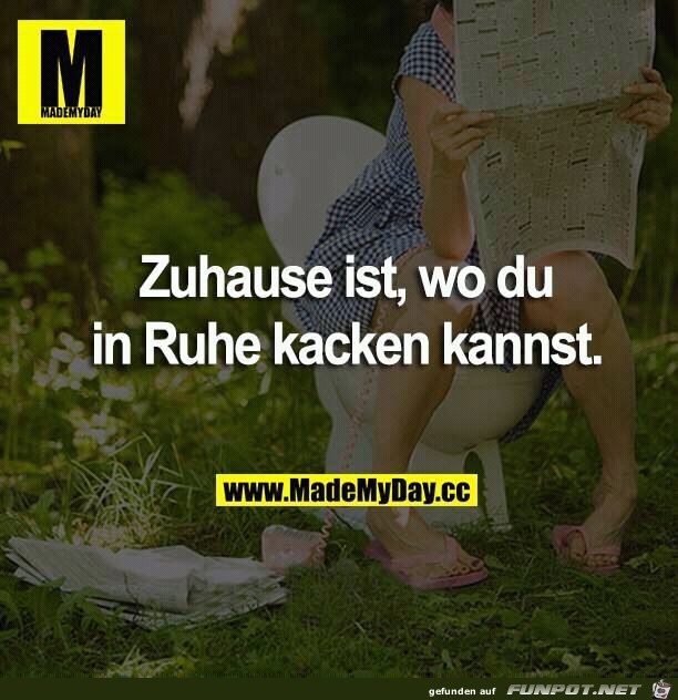 die Definition von ZUHAUSE