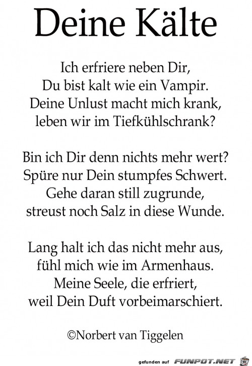 deine kaeaelte deine kaeaelte