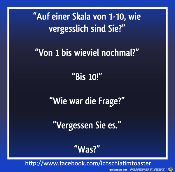 vergesslich