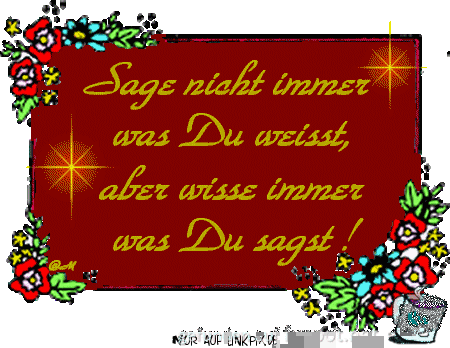 sage nicht immer 