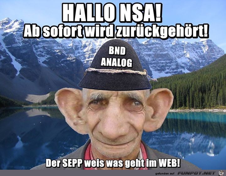 Hallo NSA Hallo NSA