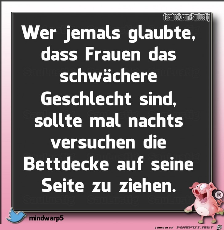 Sind Frauen das schwaechere Geschlecht Sind Frauen das schwaechere Geschlecht