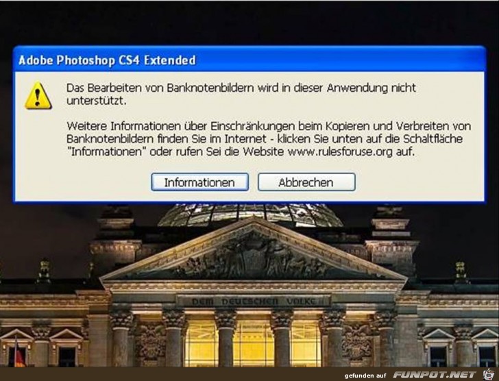Bearbeitung von Banknotenbildern Bearbeitung von Banknotenbildern
