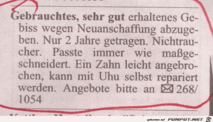 anzeige anzeige