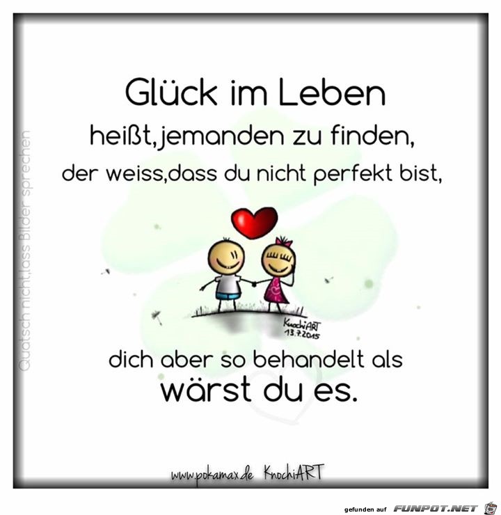 Glueck im Leben