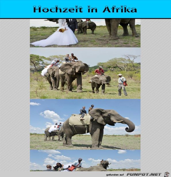 Hochzeit in Afrika