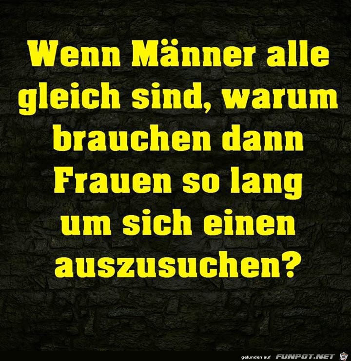 alle Maenner sind gleich alle Maenner sind gleich