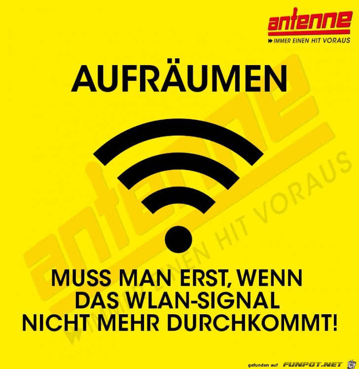 Aufrumen