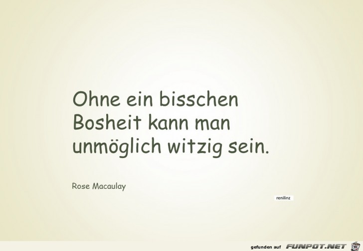 ohne ein bisschen Bosheit ohne ein bisschen Bosheit