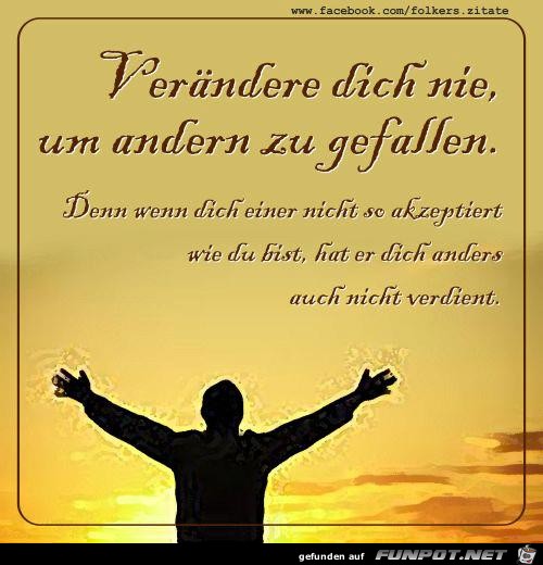Veraendere dich nie... Veraendere dich nie...
