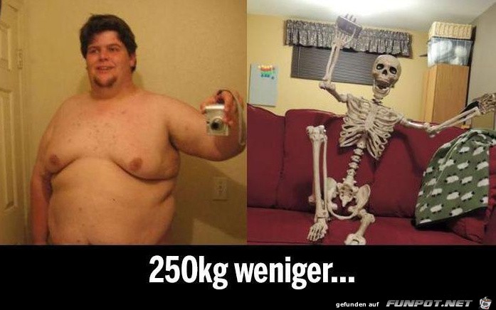 250-kilo-weniger