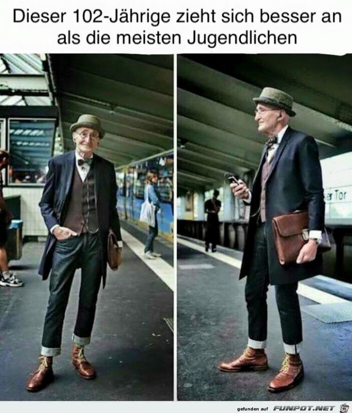 Dieser 102 jaehrige