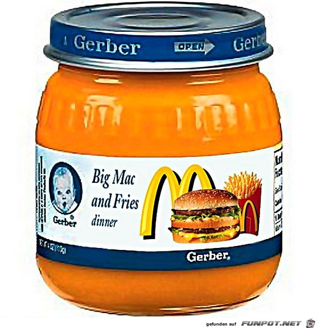 Mc Donalds nun auch für Babys Mc Donalds nun auch für Babys