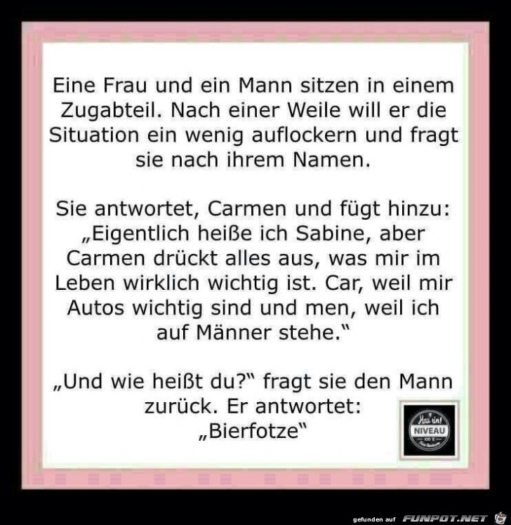 In einem Zugabteil... In einem Zugabteil...
