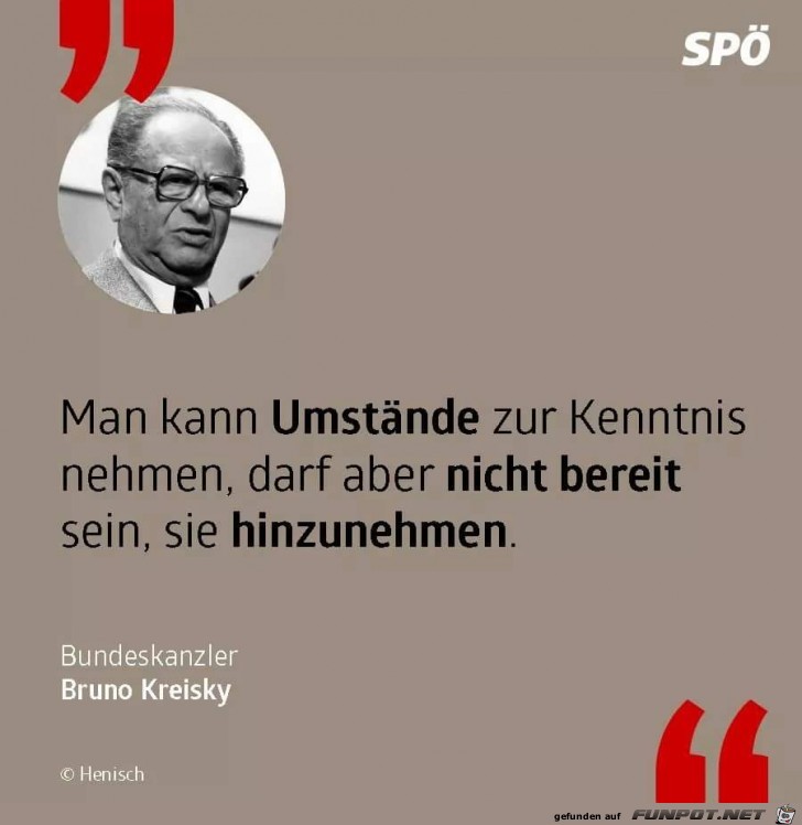 man kann umstaende zur Kenntnis nehmen