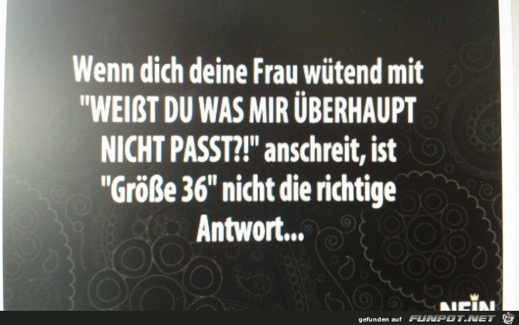 Falsche Antwort