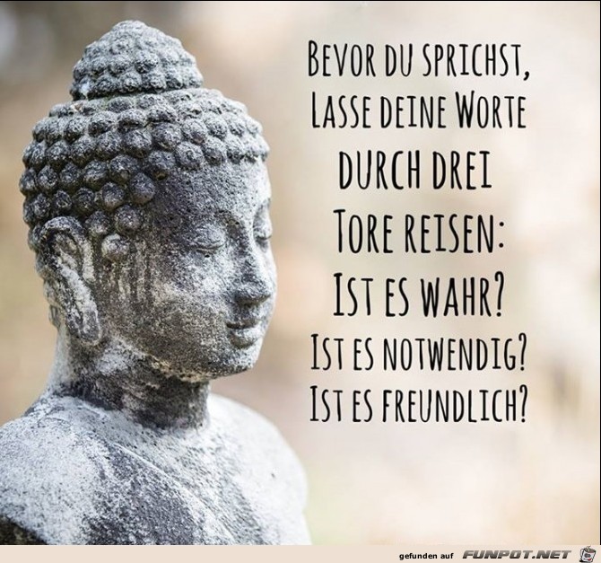 bevor du sprichst