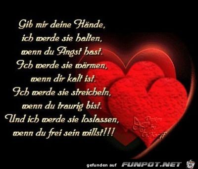 Das Herz Spruch Gross