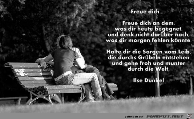 freu dich