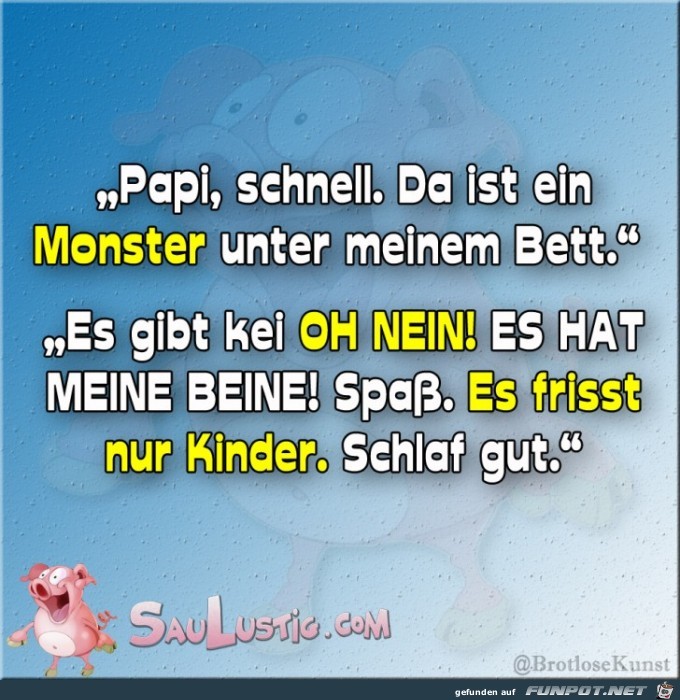 Monster unter dem Bett