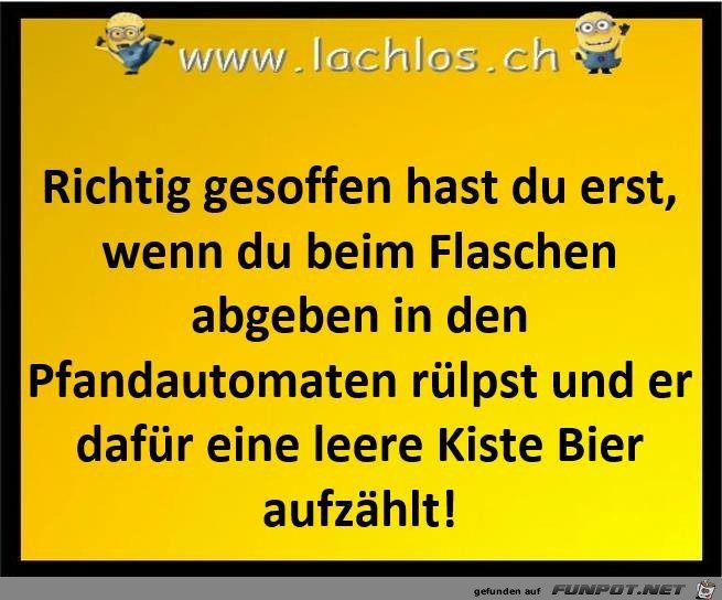 Richtig saufen Richtig saufen