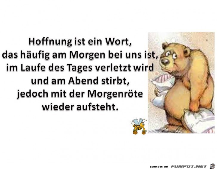 Hoffnung Hoffnung