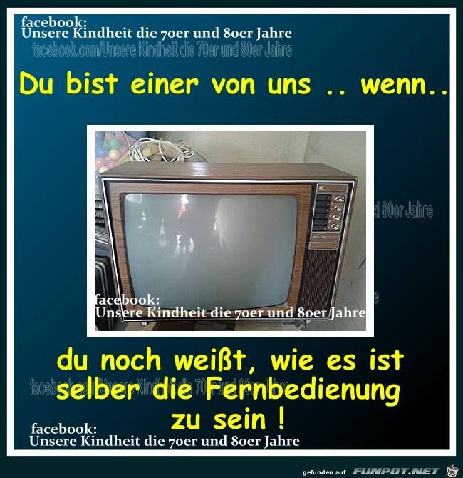 Damals beim fernsehen