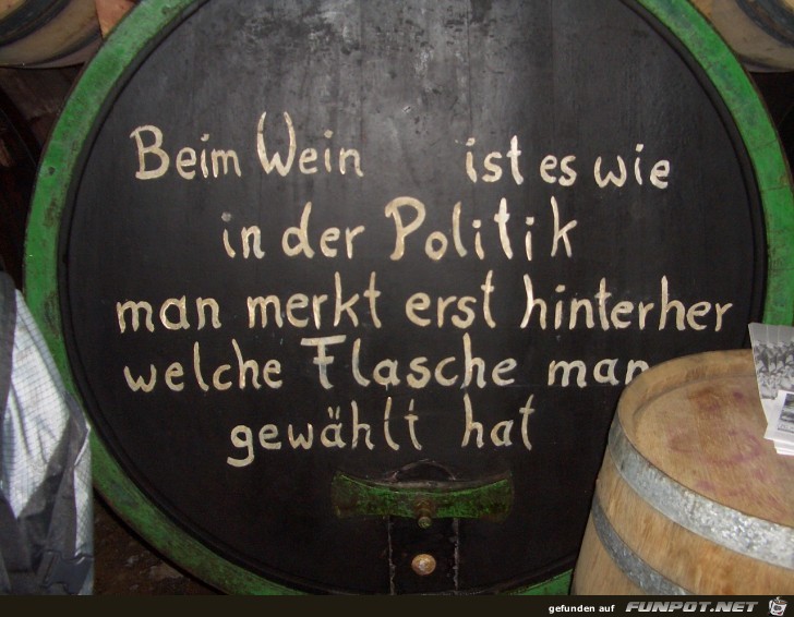 Wein und Politik