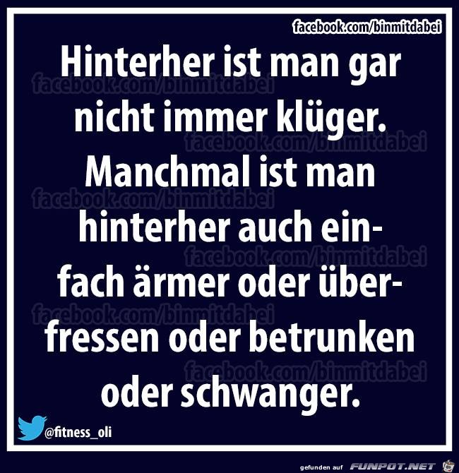 Hinterher