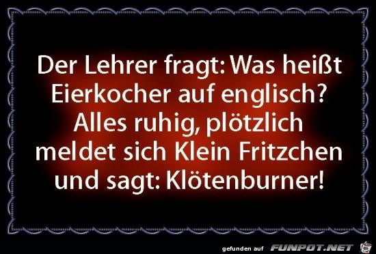 der Lehrer fragt der Lehrer fragt