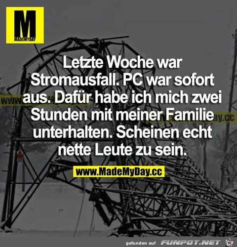 Letzte Woche Letzte Woche