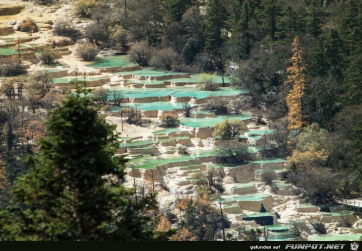 Huanglong - der Park in China besteht aus einem Fluss 10 Huanglong - der Park in China besteht aus einem Fluss 10