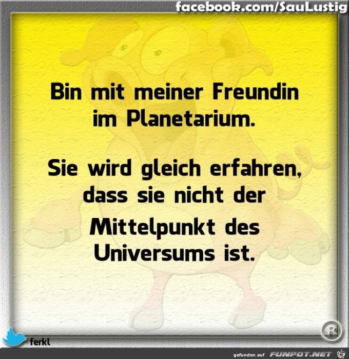 Bin im Planetarium