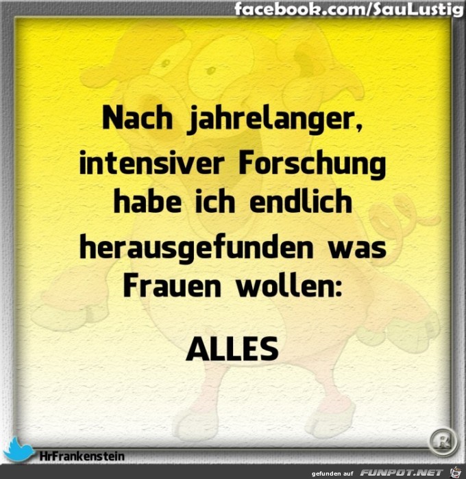 Nach intensiver Forschung herausgefunden Nach intensiver Forschung herausgefunden