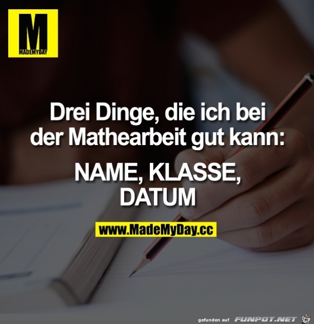 drei Dinge drei Dinge