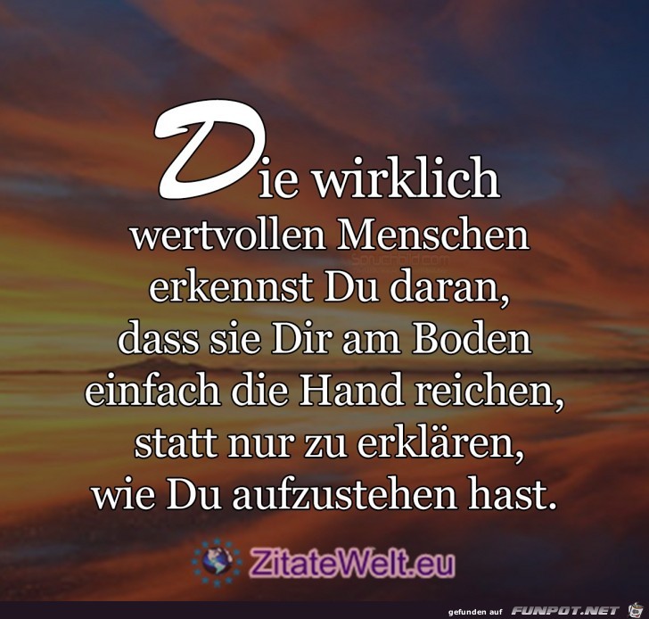 Hand reichen